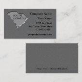 Carte de visite de Caroline du Sud look pierre scu (Devant / Derrière)