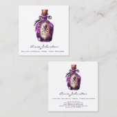 Carte de visite de Carré de bouteille de potion vi (Devant / Derrière)