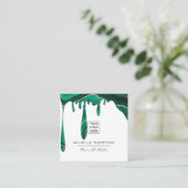 Carte de visite de Carré de séchage d'âge vert et  (Debout devant)