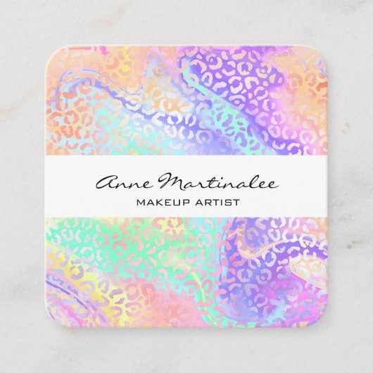 Carte de visite de Carré en marbre Empreinte de lé (Devant)