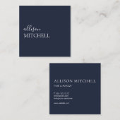 Carte de visite de Carré professionnel moderne chi (Devant / Derrière)