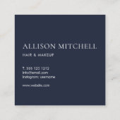 Carte de visite de Carré professionnel moderne chi (Dos)