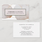 Carte de visite de carrelage Abstrait (Devant / Derrière)