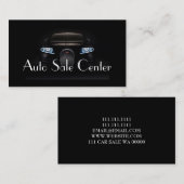 Carte de visite de carrosserie de concessionnaire  (Devant / Derrière)