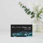 Carte de visite de carrosserie de concessionnaire  (Debout devant)