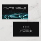 Carte de visite de carrosserie de concessionnaire  (Devant / Derrière)