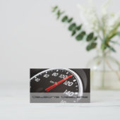 Carte de visite de carrosserie de concessionnaire  (Debout devant)