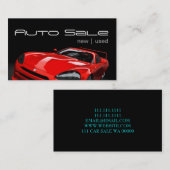 Carte de visite de carrosserie de concessionnaire  (Devant / Derrière)