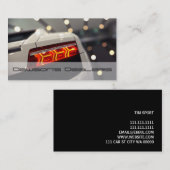 Carte de visite de carrosserie de concessionnaire  (Devant / Derrière)