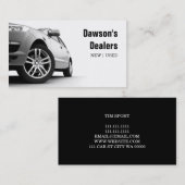 Carte de visite de carrosserie de concessionnaire  (Devant / Derrière)