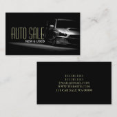 Carte de visite de carrosserie de concessionnaire  (Devant / Derrière)