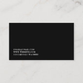 Carte de visite de carrosserie de concessionnaire  (Dos)