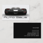 Carte de visite de carrosserie de concessionnaire  (Devant / Derrière)