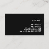 Carte de visite de carrosserie de concessionnaire  (Dos)