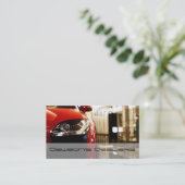 Carte de visite de carrosserie de concessionnaire  (Debout devant)