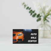 Carte de visite de carrosserie de concessionnaire  (Debout devant)