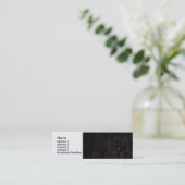 Carte de visite de carte (Debout devant)