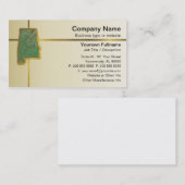 Carte de visite de carte Alabama (Devant / Derrière)