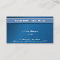 Carte de visite de carte de circuit Blue High Tech
