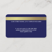 Carte de visite de carte de crédit professionnel B (Dos)