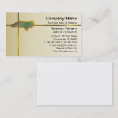 Carte de visite de carte de la Caroline du Nord (Devant / Derrière)