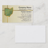 Carte de visite de carte de l'Ohio (Devant / Derrière)