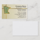 Carte de visite de carte du Minnesota (Devant / Derrière)