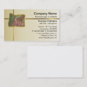 Carte de visite de carte Oregon (Devant / Derrière)