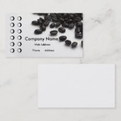 Carte de visite de carte perforée de (Devant / Derrière)