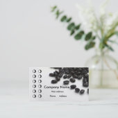 Carte de visite de carte perforée de (Debout devant)