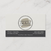 Carte de visite de carte perforée de fidélité de (Dos)