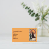 Carte de visite de carte sorcière (Debout devant)