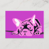 Carte de visite de cartes de visite Bulldog (Devant)