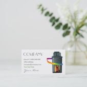 Carte de visite de cartouche d'encre d'impression (Debout devant)