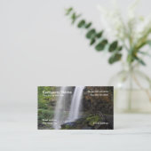 Carte de visite de cascade (Debout devant)