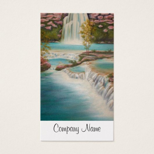 Carte de visite de cascade (Devant)