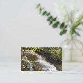 Carte de visite de cascade (Debout devant)