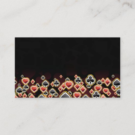 carte de visite de casino (Devant)