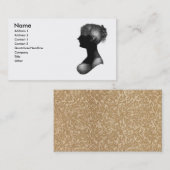 Carte de visite de Cassandra Austen (Devant / Derrière)