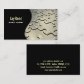 Carte de visite de casse-tête (Devant / Derrière)