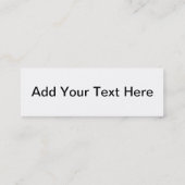 Carte de visite de cassette de bande (Dos)