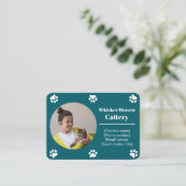 Carte de visite de catalogue personnalisé (Debout devant)