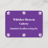 Carte de visite de catalogue personnalisé (Dos)