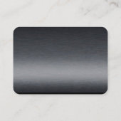 Carte de visite de cautionnement élégant à la queu (Dos)