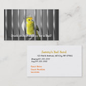 Carte de visite de cautionnements (Devant / Derrière)