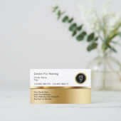 Carte de visite de centre d'audition Médicale clas (Debout devant)