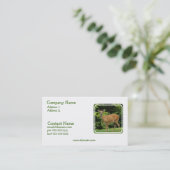 Carte de visite de cerfs communs (Debout devant)