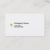 Carte de visite de cerfs communs (Dos)