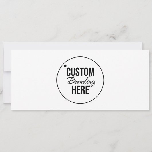 Carte de visite de certificat cadeau moderne avec  (Dos)