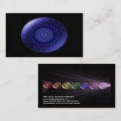 Carte de visite de Chakra de gorge bleue (Devant / Derrière)